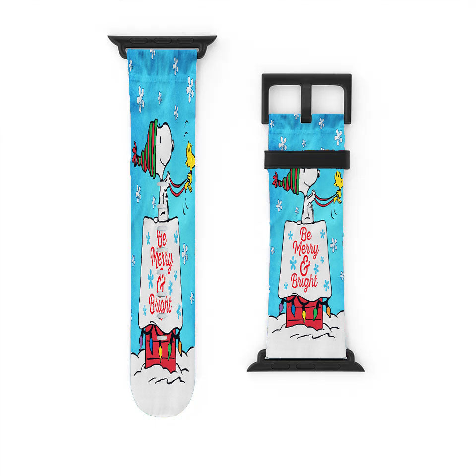 Peanuts Snoopy Christmas Apple Watch Band 38Mm - 44Mm