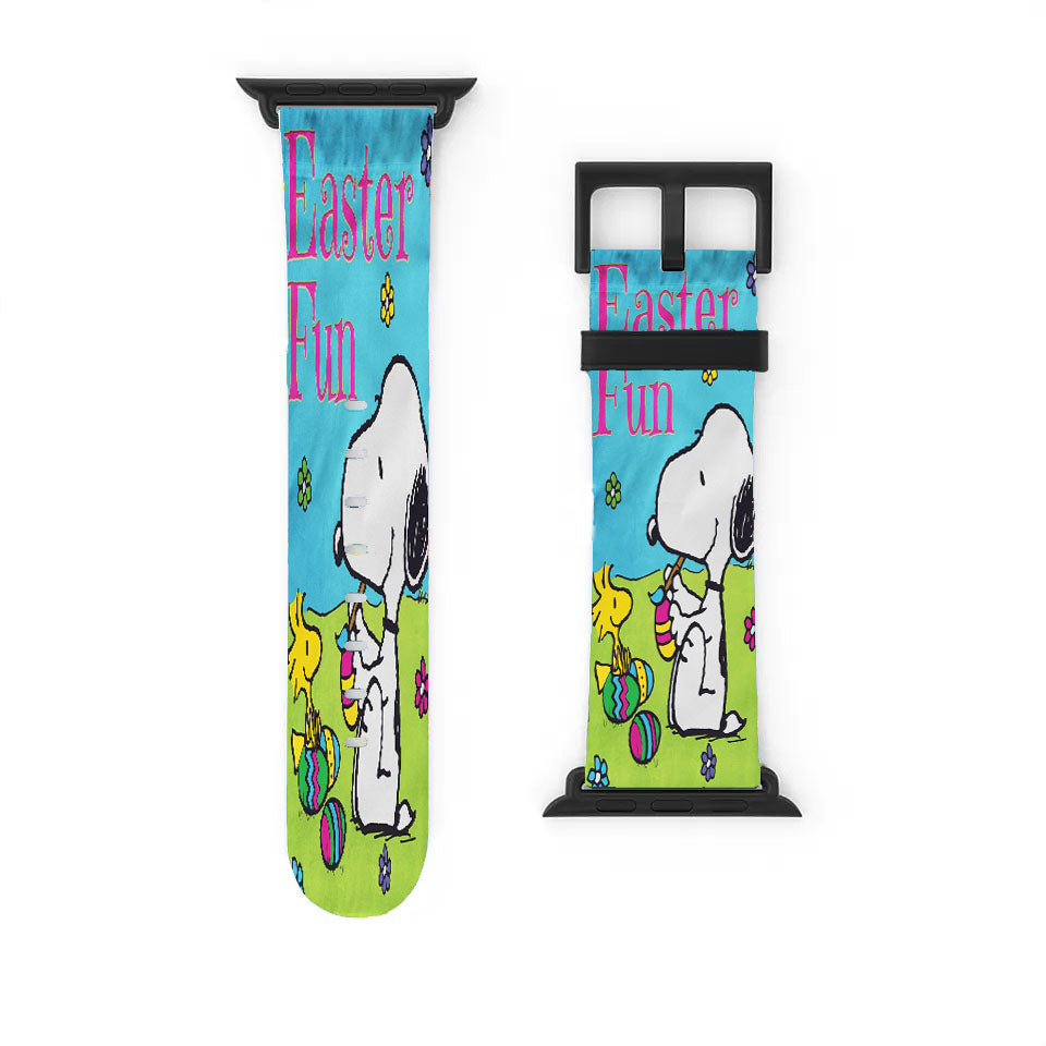 Peanuts Snoopy Easter Eggs Apple Watch Band 38Mm - 44Mm