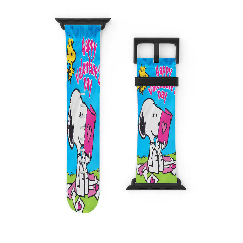Peanuts Snoopy Happy Valentines Day Apple Watch Band 38Mm - 44Mm