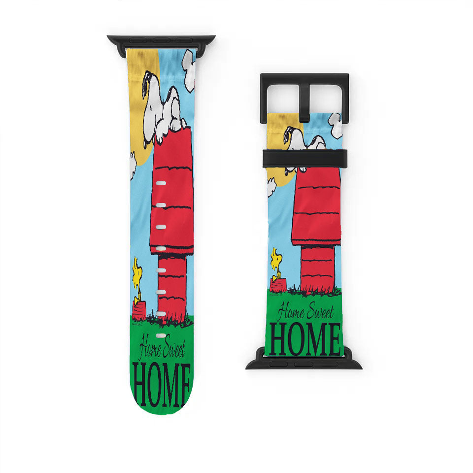 Peanuts Snoopy Home Sweet Home Apple Watch Band 38Mm - 44Mm