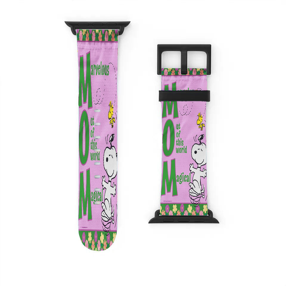 Peanuts Snoopy Mom Apple Watch Band 38Mm - 44Mm