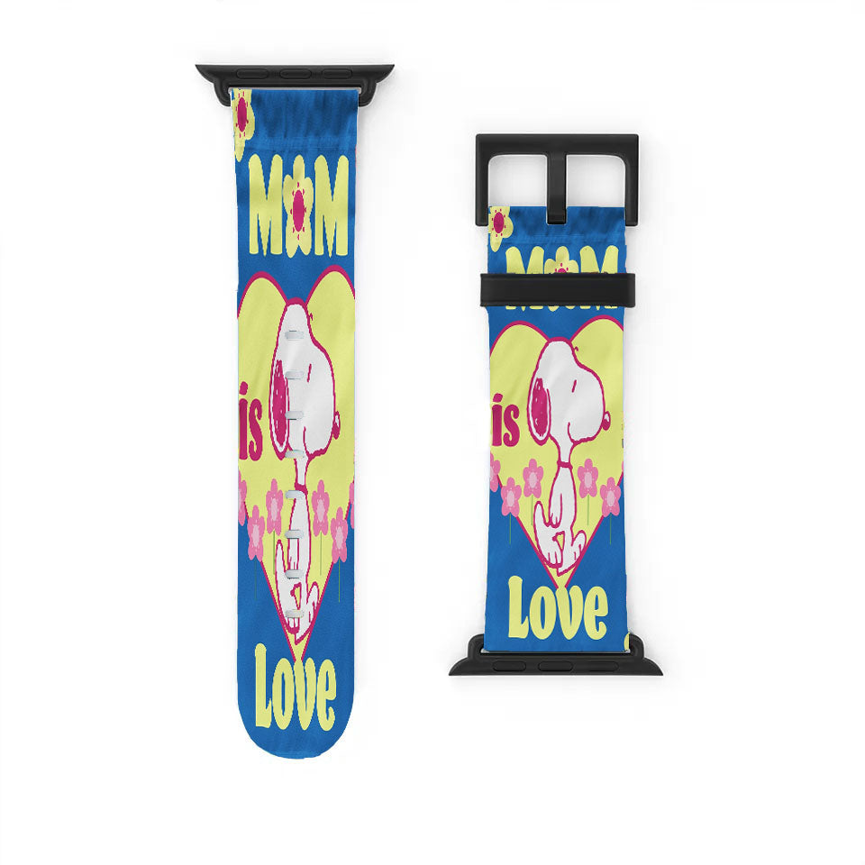 Peanuts Snoopy Mom Love Apple Watch Band 38Mm - 44Mm
