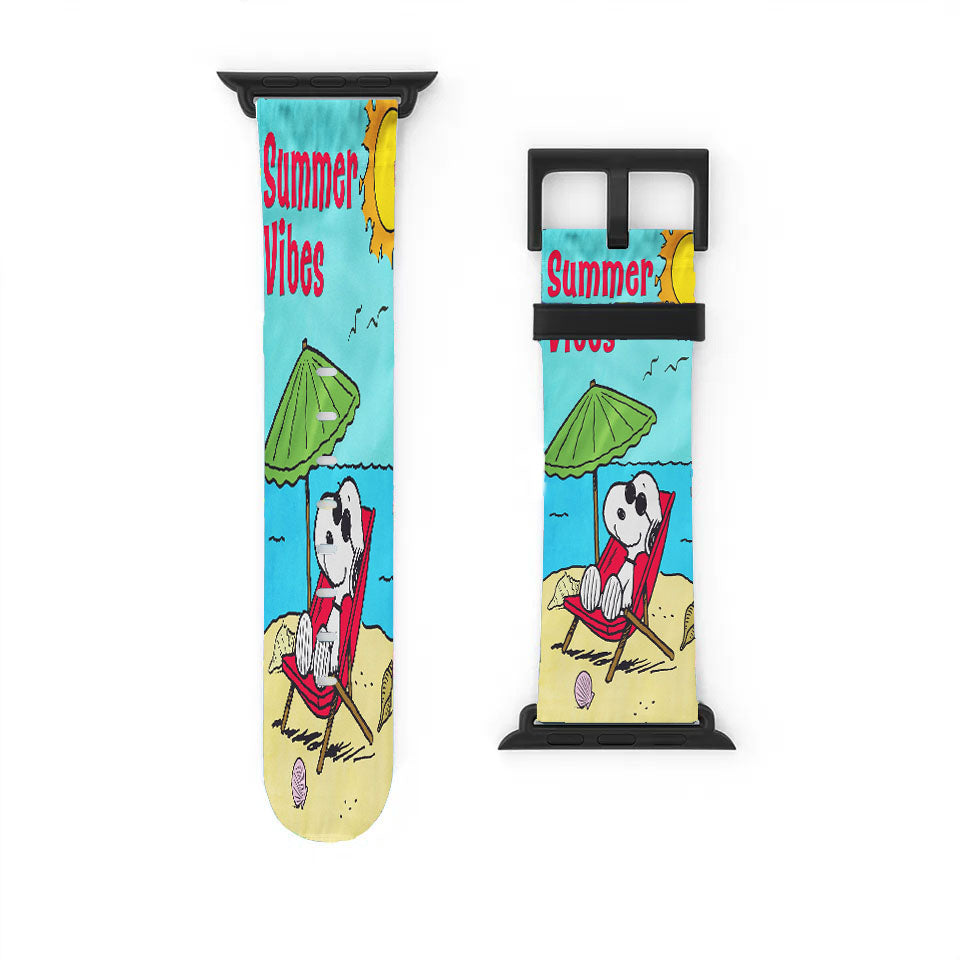 Peanuts Summer Beach Vibes Apple Watch Band 38Mm - 44Mm