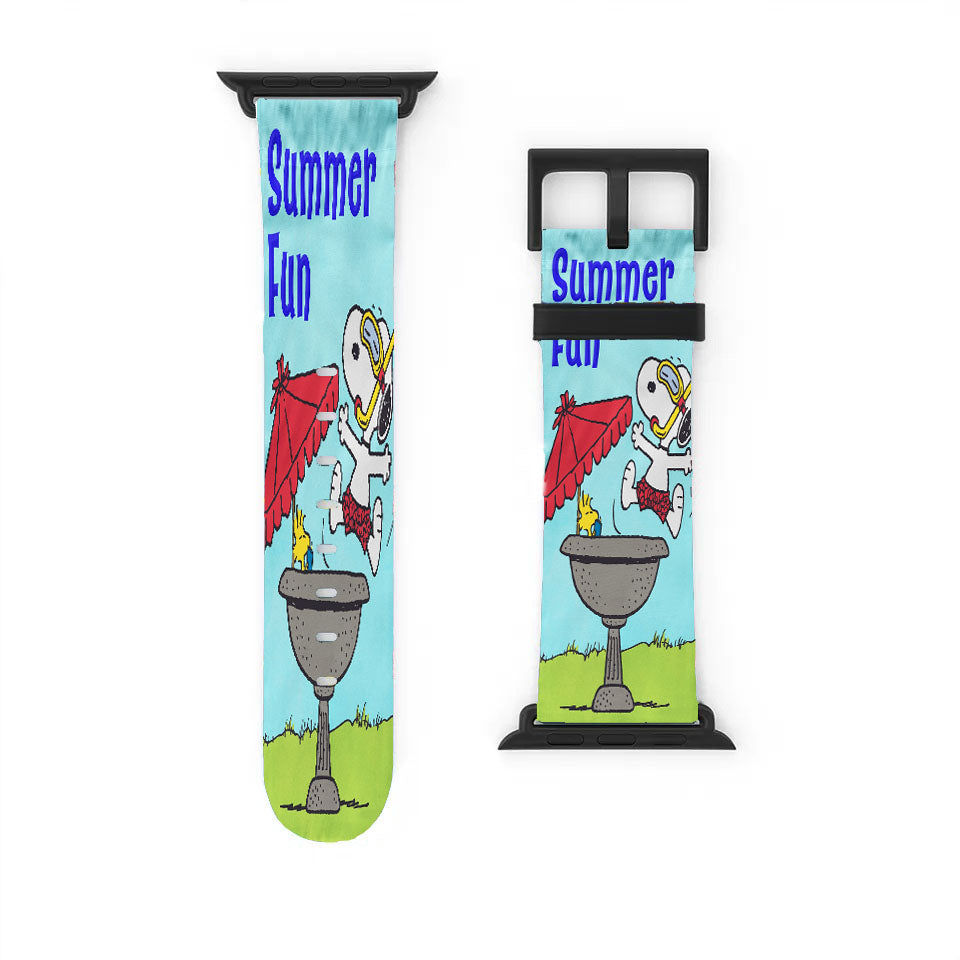 Peanuts Summer Fun Snoopy & Woodstock Apple Watch Band 38Mm - 44Mm