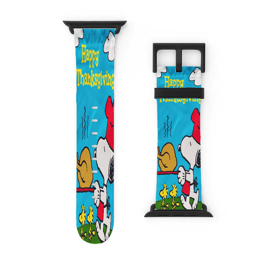 Peanuts Thanksgiving Snoopy Apple Watch Band 38Mm - 44Mm