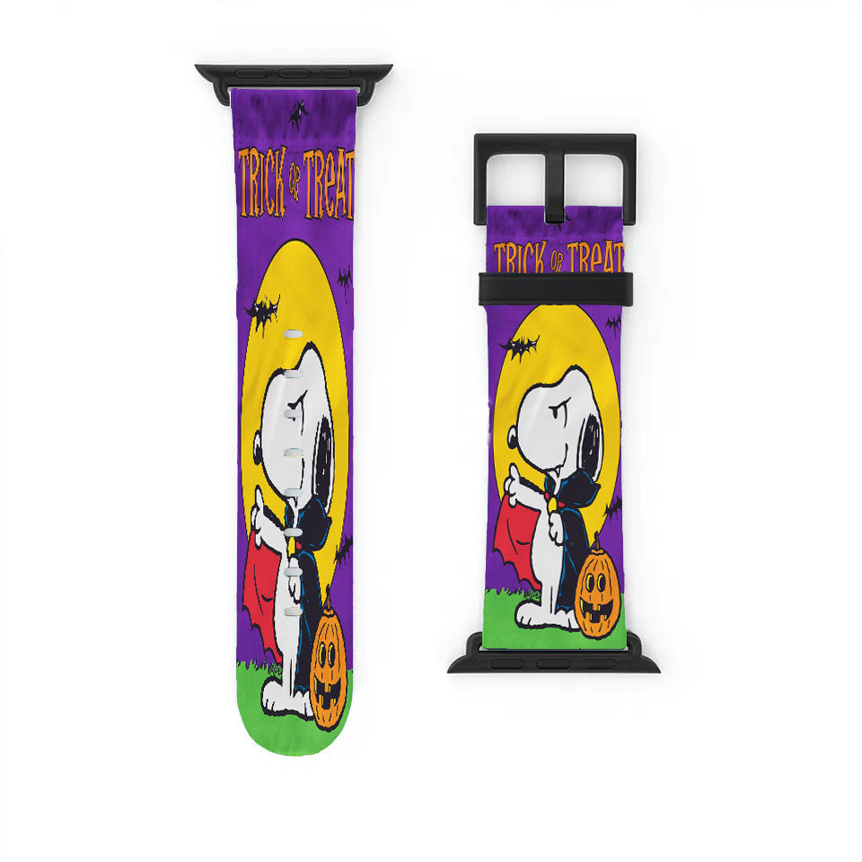 Peanuts Trick Or Treat Vampire Snoopy Apple Watch Band 38Mm - 44Mm