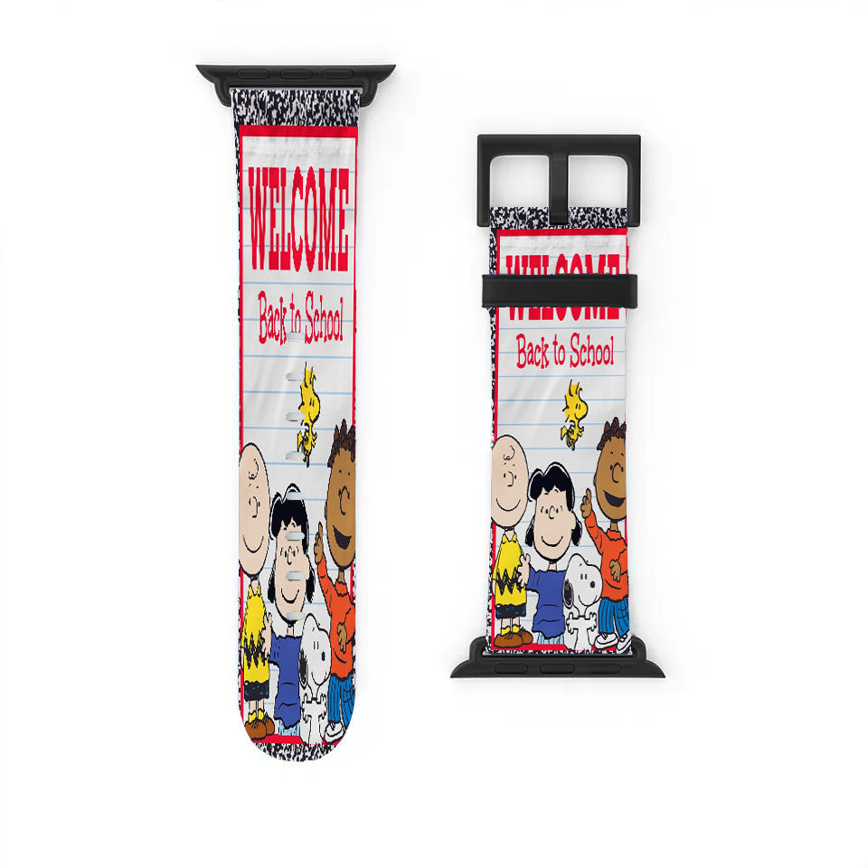 Peanuts Welcome Back To School Peanuts And The Gang Apple Watch Band 38Mm - 44Mm