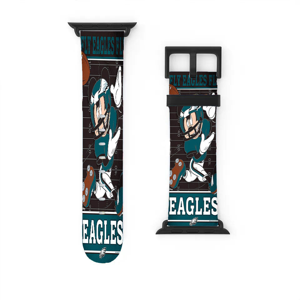 Philadelphia Eagles Disney Mickey Mouse Apple Watch Band 38Mm - 44Mm