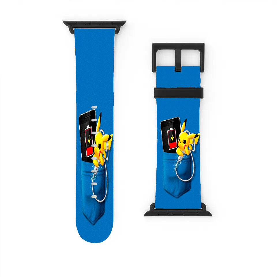 Pikachu Charger In The Pocket Apple Watch Band 38Mm - 44Mm