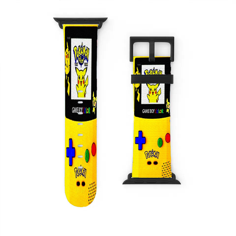 Pikachu Gameboy Texture Apple Watch Band 38Mm - 44Mm