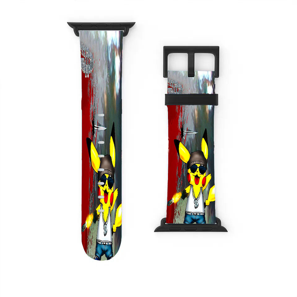 Pikachu Gangster Apple Watch Band 38Mm - 44Mm