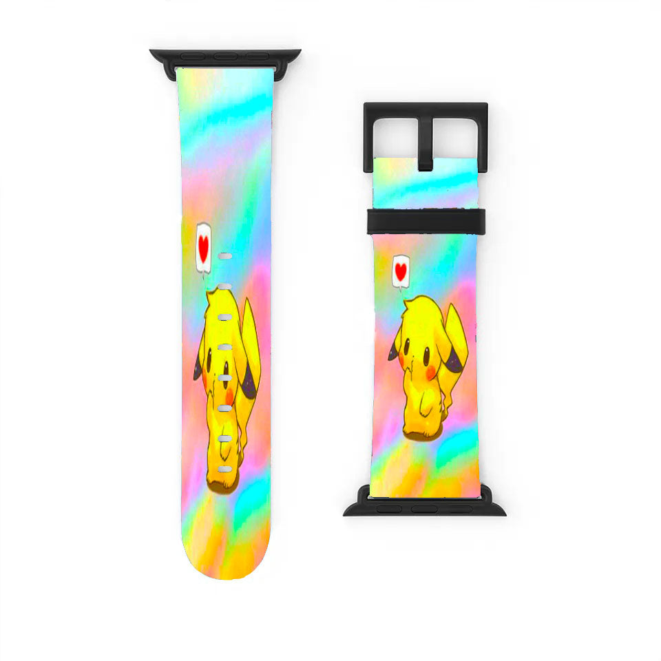 Pikachu Love Apple Watch Band 38Mm - 44Mm