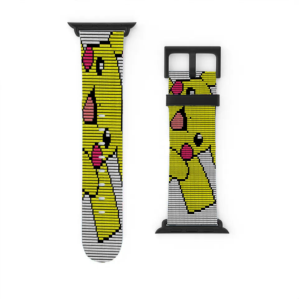 Pikachu Mosaic Square Apple Watch Band 38Mm - 44Mm