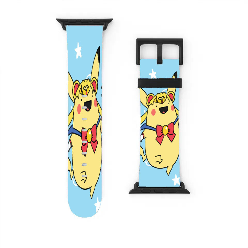 Pikachu Sailor Moon Apple Watch Band 38Mm - 44Mm
