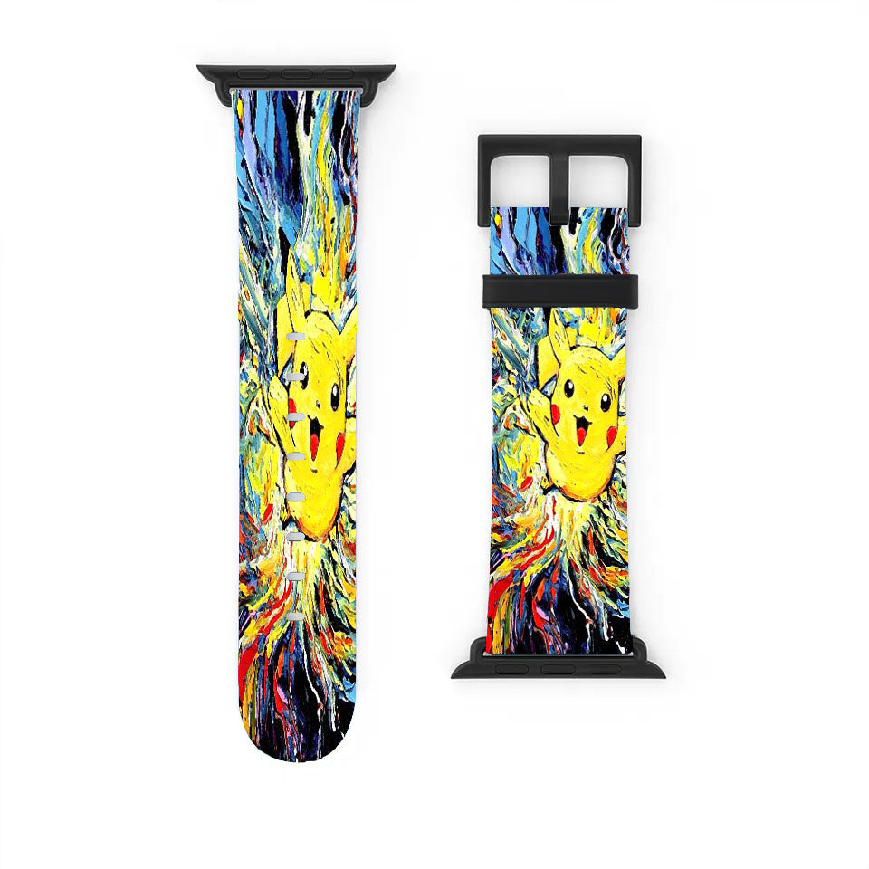 Pikachu Starry Night Apple Watch Band 38Mm - 44Mm