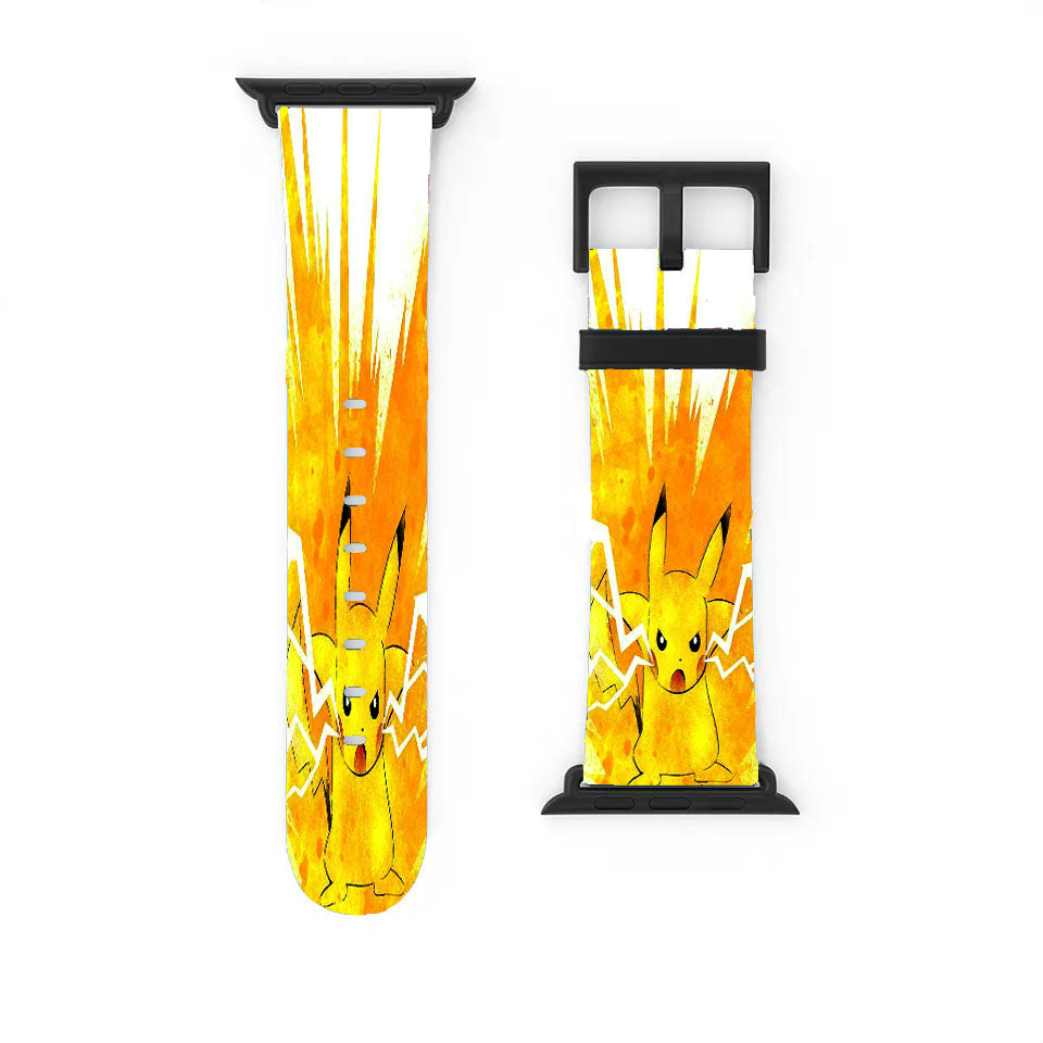 Pikachu Storm Drawing Apple Watch Band 38Mm - 44Mm