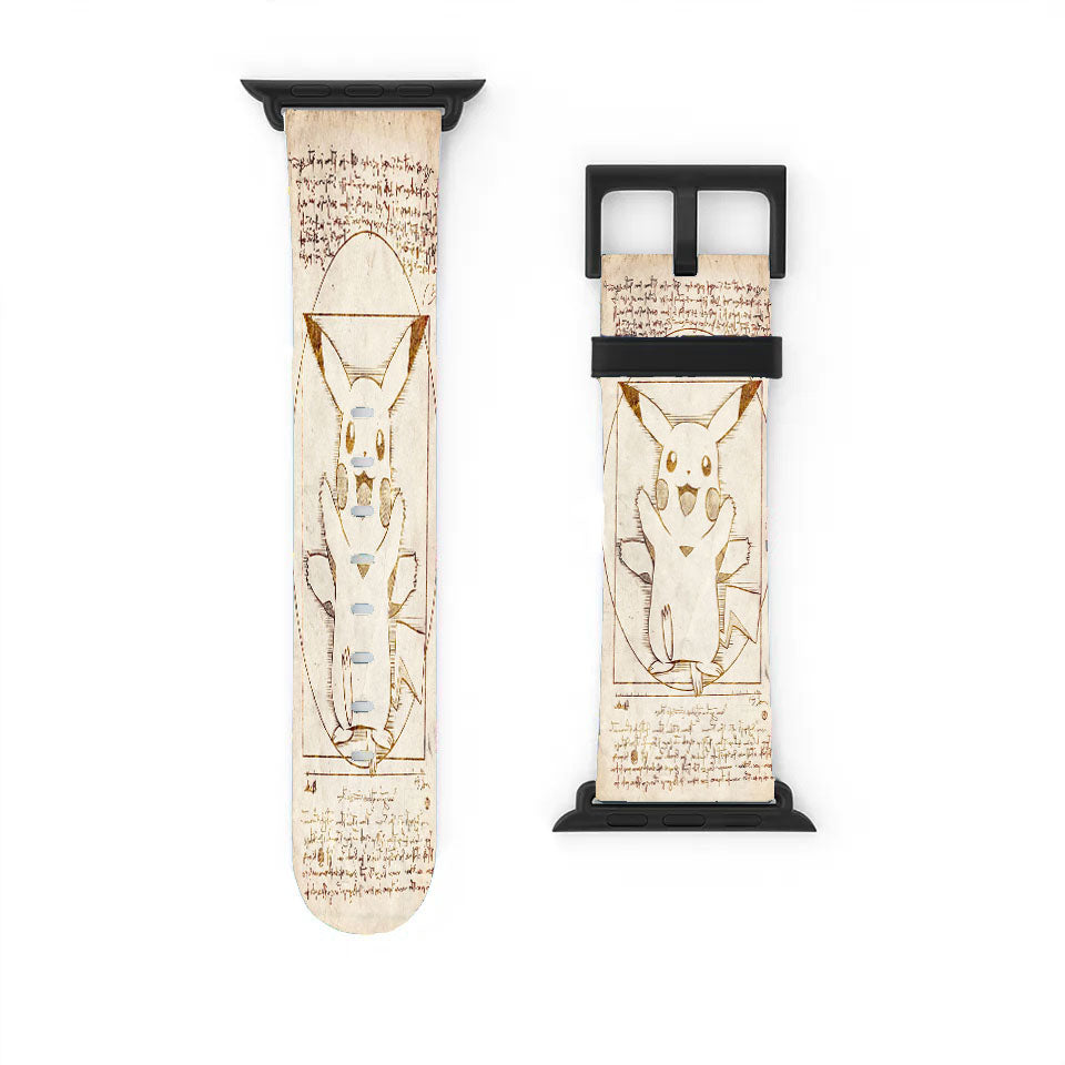 Pikachu Vitruvian Apple Watch Band 38Mm - 44Mm