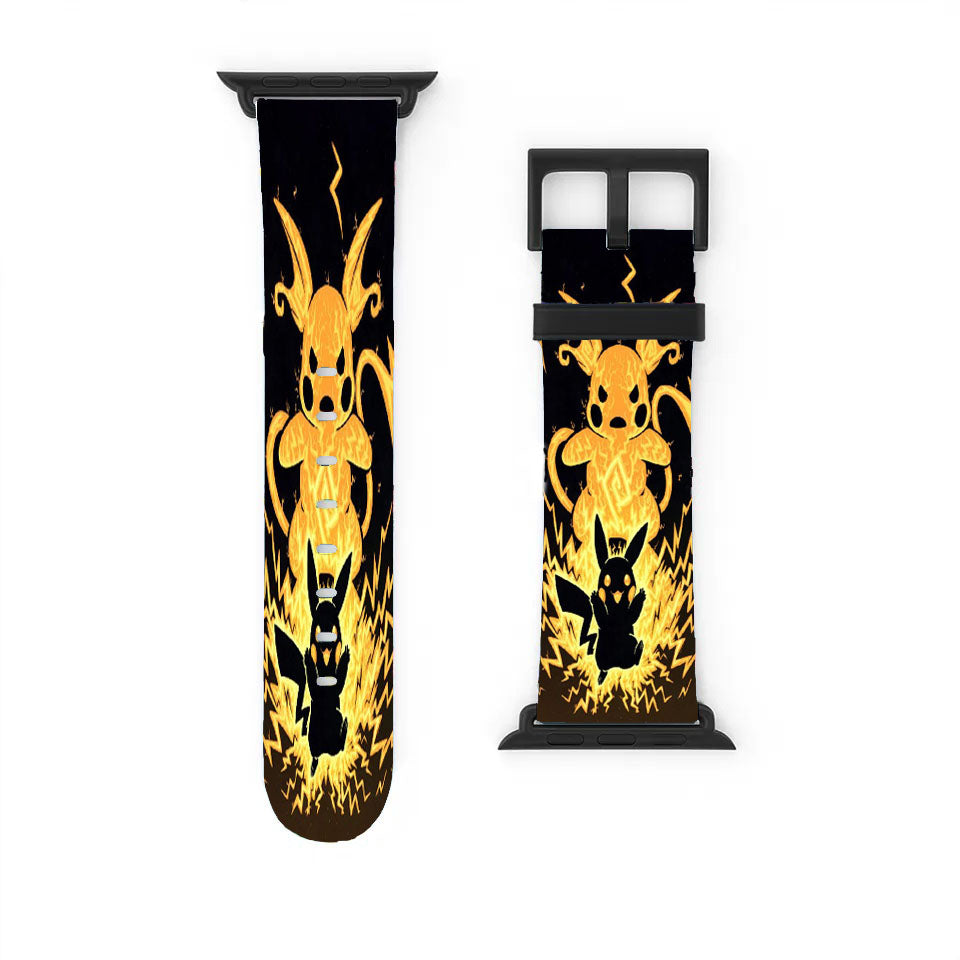 Pokemon Angry Pikachu Apple Watch Band 38Mm - 44Mm