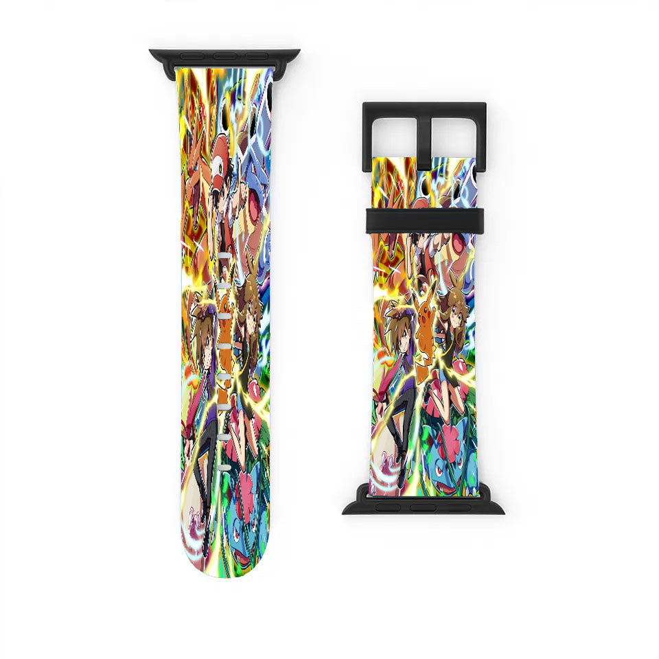 Pokemon Charizard And Ash Red Apple Watch Band 38Mm - 44Mm