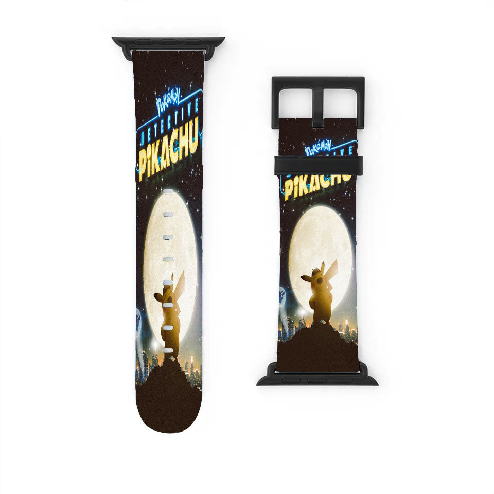 Pokemon Detective Pikachu Art Apple Watch Band 38Mm - 44Mm