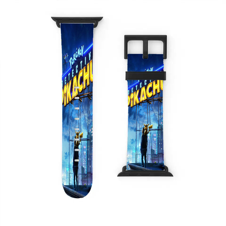 Pokemon Detective Pikachu City  Apple Watch Band 38Mm - 44Mm
