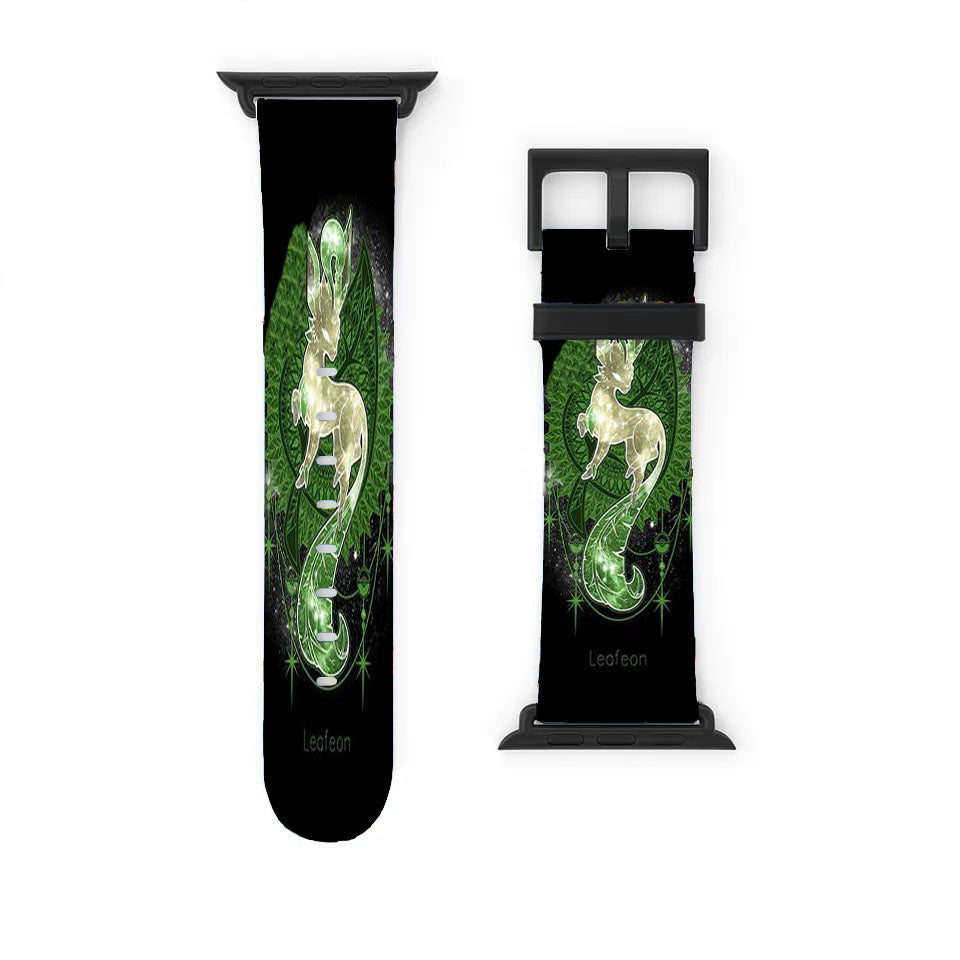 Pokemon Evee Evolution Leafeon Apple Watch Band 38Mm - 44Mm