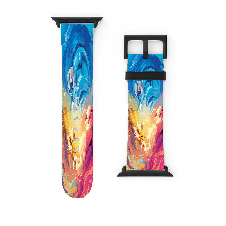 Pokemon Gathering Of Elements Paintings On Canvas Apple Watch Band 38Mm - 44Mm
