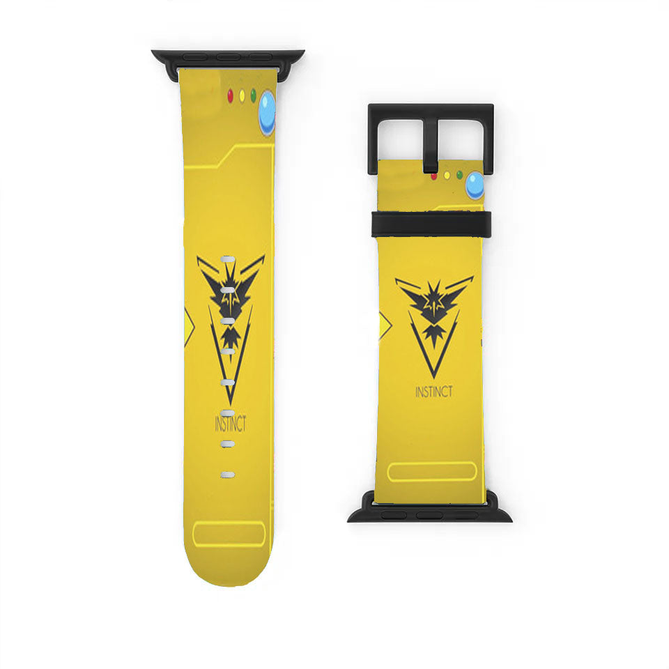 Pokemon Go Team Instinct Pokedex Apple Watch Band 38Mm - 44Mm