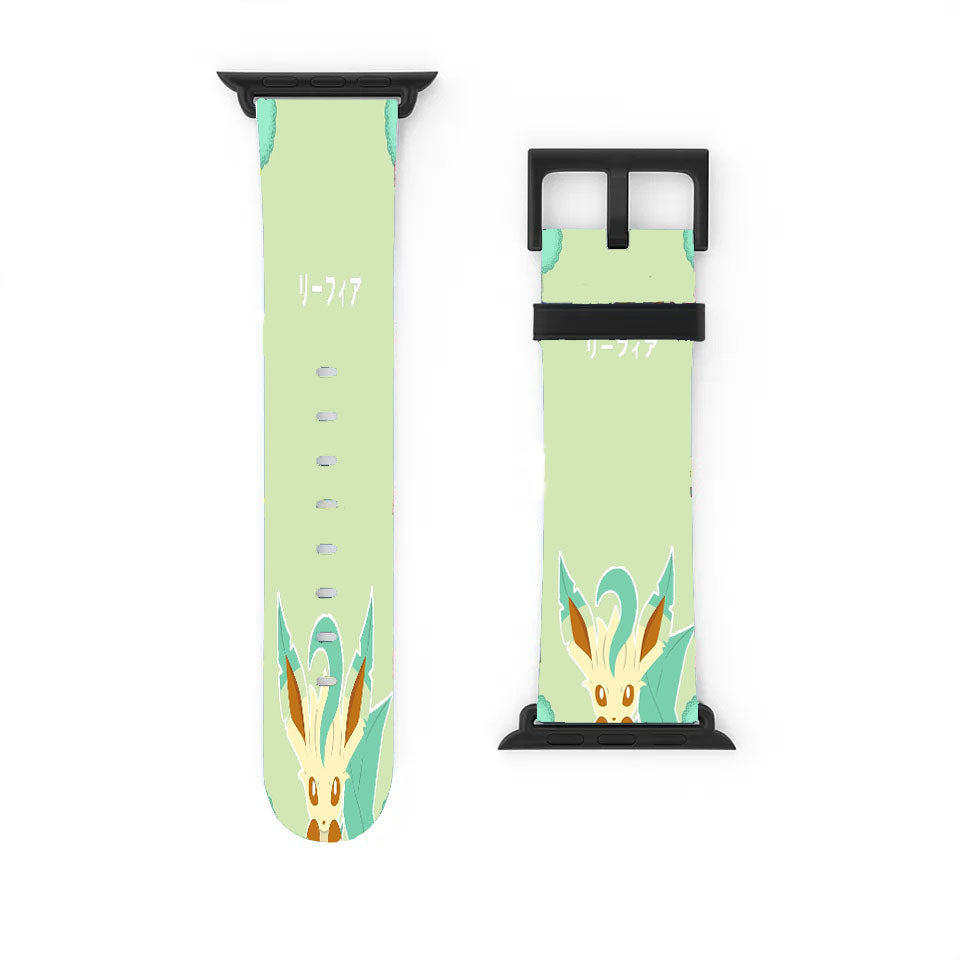Pokemon Leafeon Art Apple Watch Band 38Mm - 44Mm
