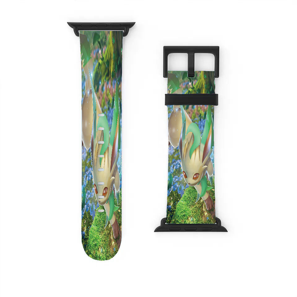 Pokemon Leafeon Awesome Wallpaper Apple Watch Band 38Mm - 44Mm