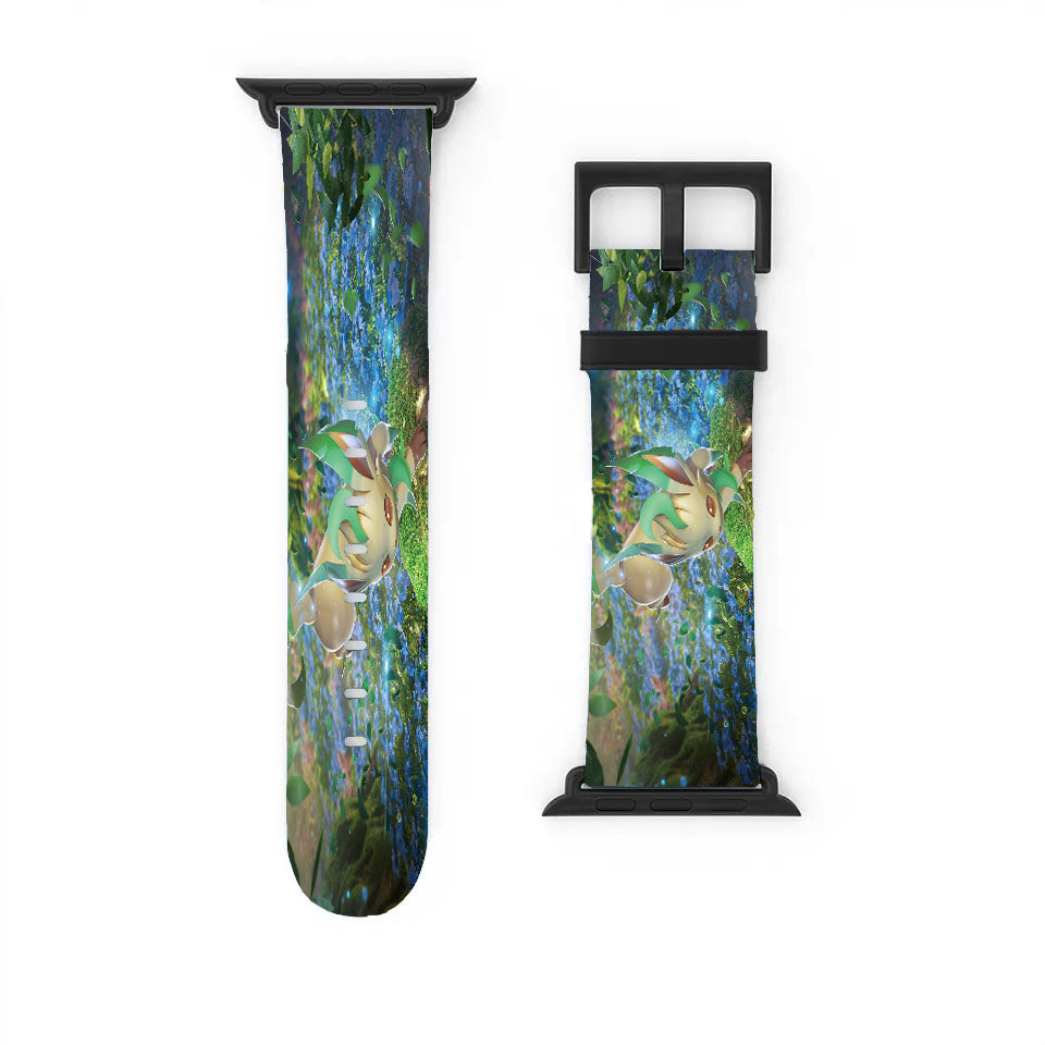 Pokemon Leafeon Wonderful Forest Wallpapers Apple Watch Band 38Mm - 44Mm