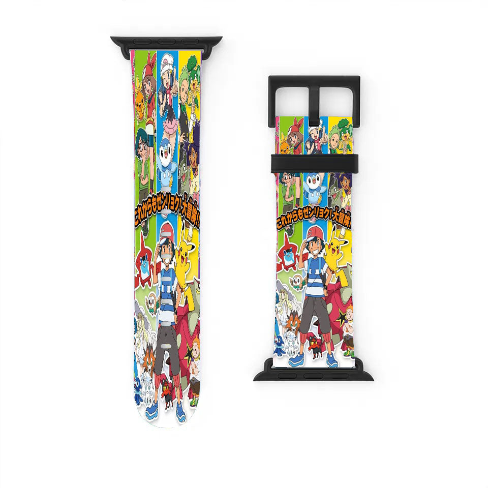 Pokemon Pikachu And  Apple Watch Band 38Mm - 44Mm