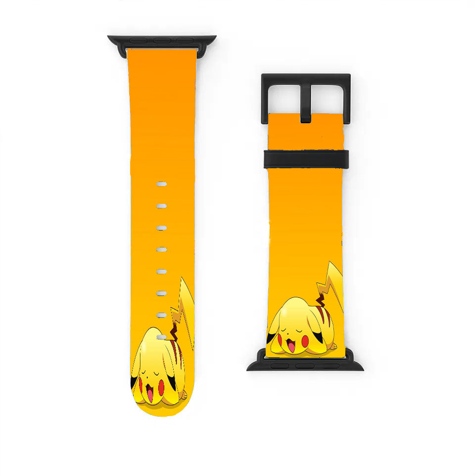 Pokemon Pikachu Cute Apple Watch Band 38Mm - 44Mm