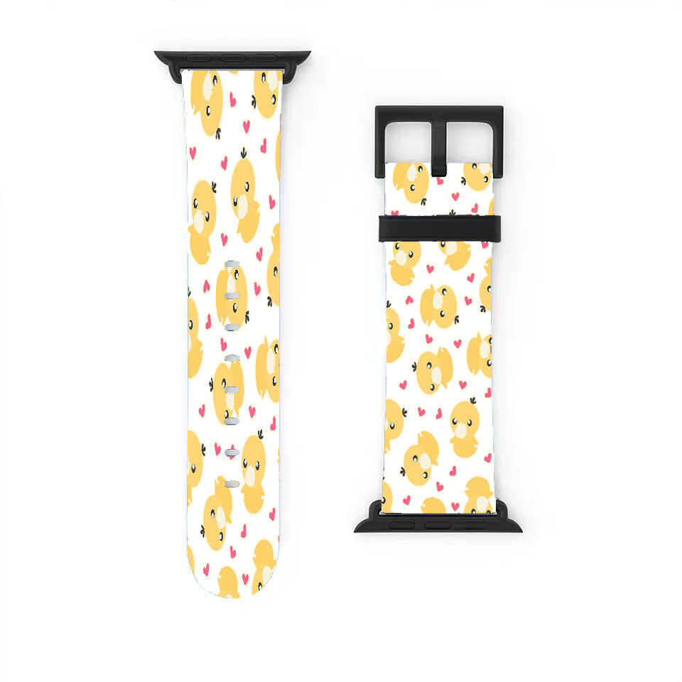 Psyduck Cute Pokemon Pattern Apple Watch Band 38Mm - 44Mm