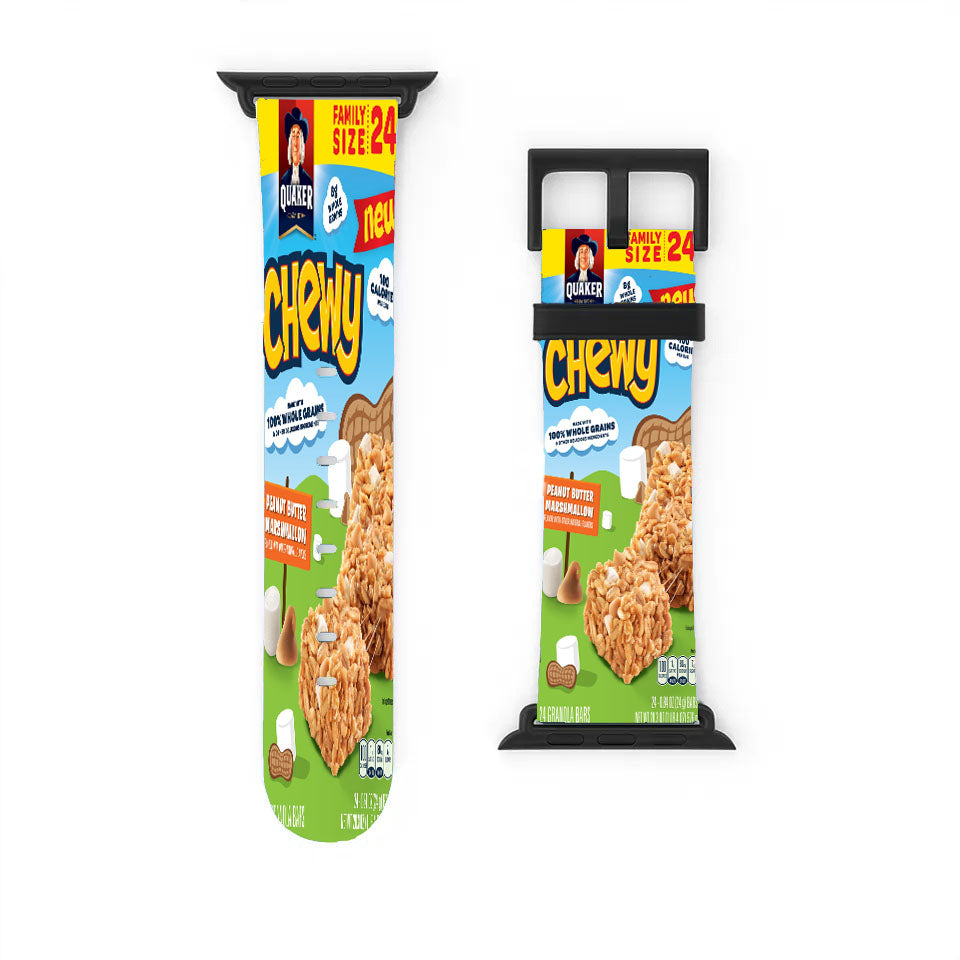 Quaker Chewy Granola Bars Peanut Butter Marshmallow Apple Watch Band 38Mm - 44Mm