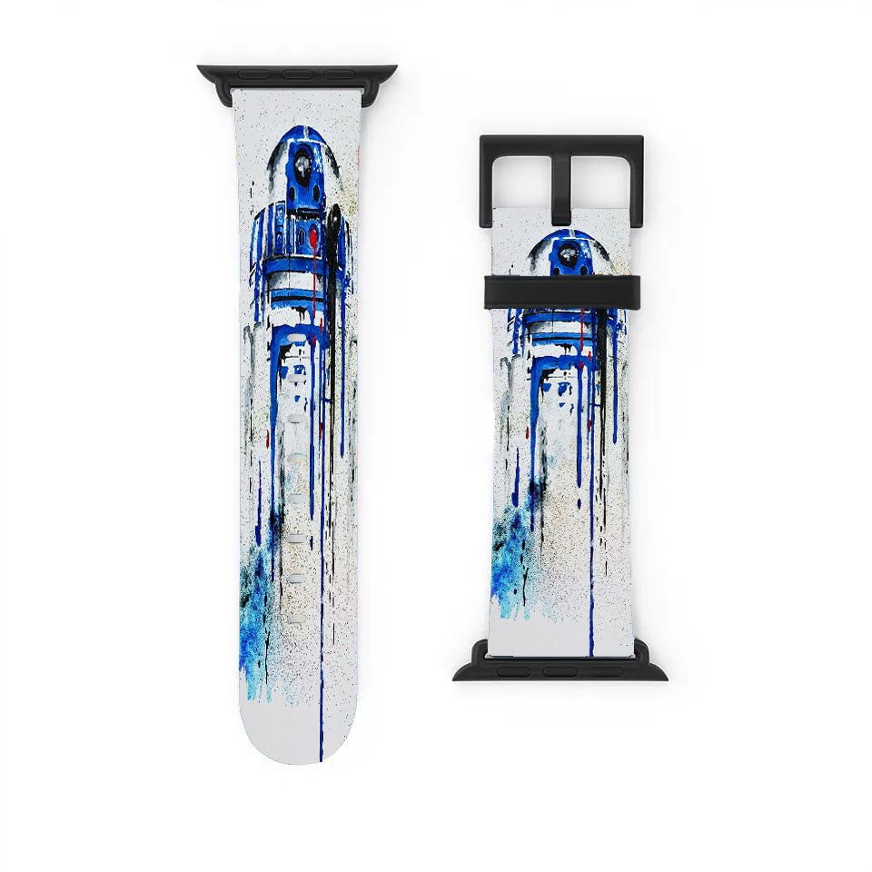R2D2 Star Wars Paint Apple Watch Band 38Mm - 44Mm