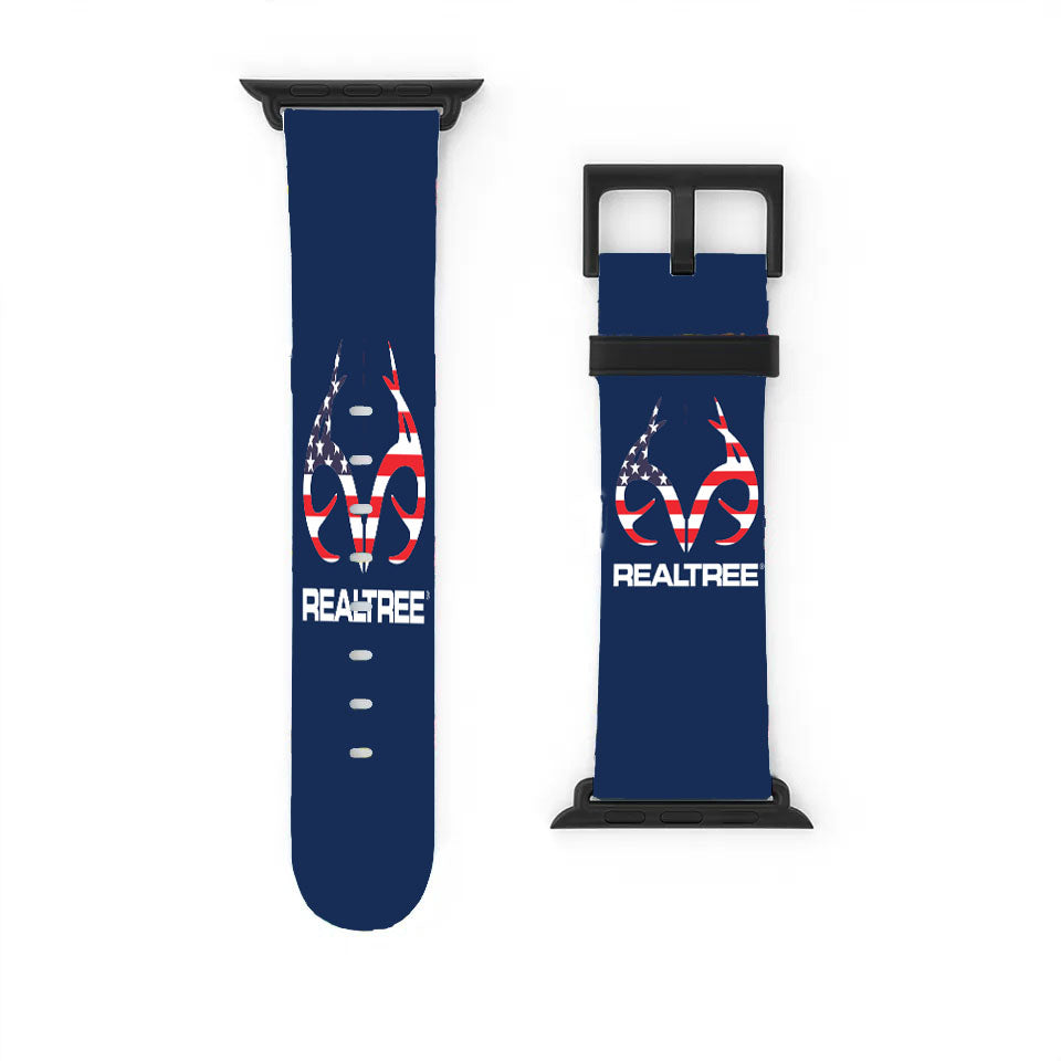 Realtree American Flag Apple Watch Band 38Mm - 44Mm