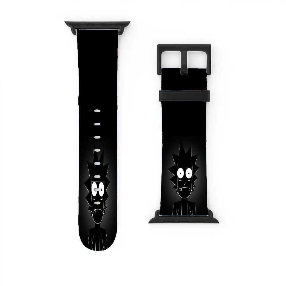 Rick And Morty Black White Wallpaper Apple Watch Band 38Mm - 44Mm