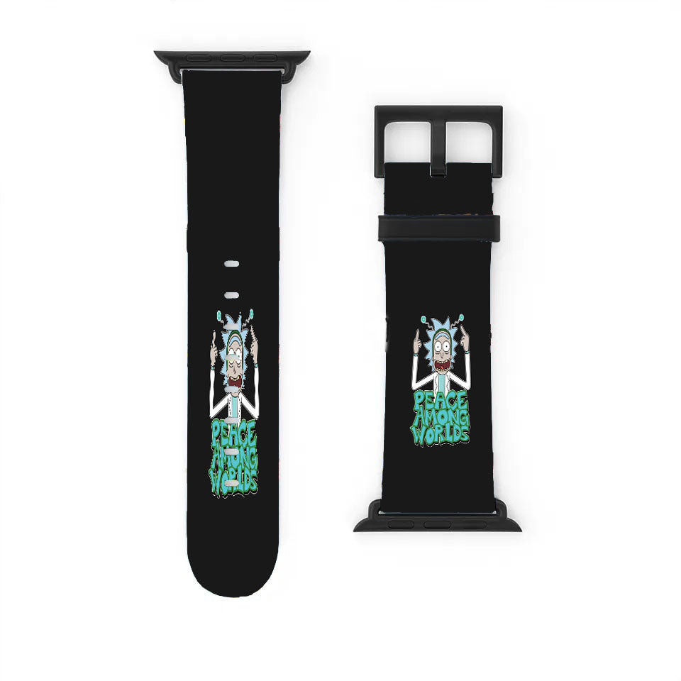 Rick And Morty Rick Peace Among Worlds Apple Watch Band 38Mm - 44Mm