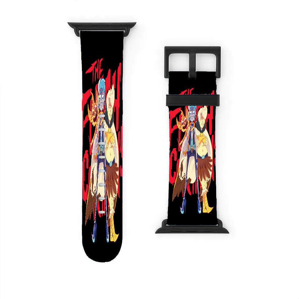 Rick And Morty The Flesh Curtains Apple Watch Band 38Mm - 44Mm