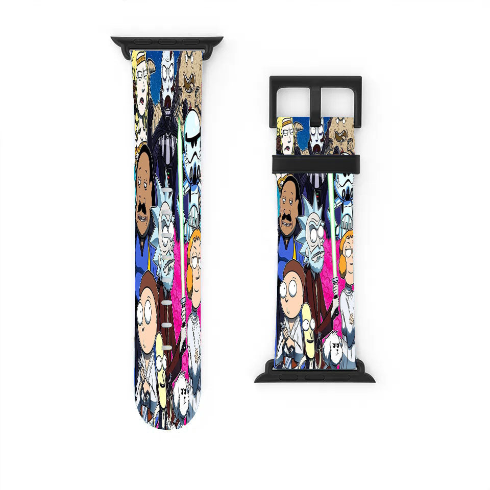 Rick And Morty X Star Wars Apple Watch Band 38Mm - 44Mm