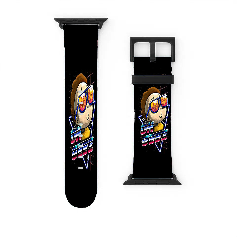 Rick Morty Oh Geez Apple Watch Band 38Mm - 44Mm