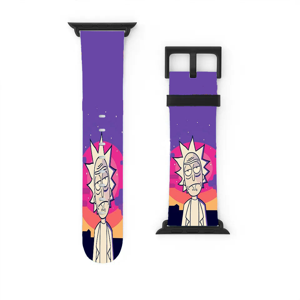 Rick Sunset Art Apple Watch Band 38Mm - 44Mm