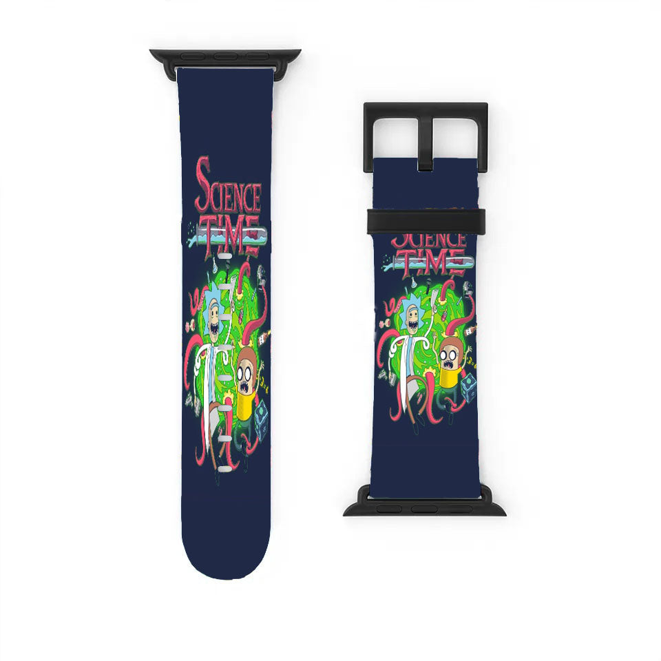 Science Time Adventure Time Rick And Morty Apple Watch Band 38Mm - 44Mm