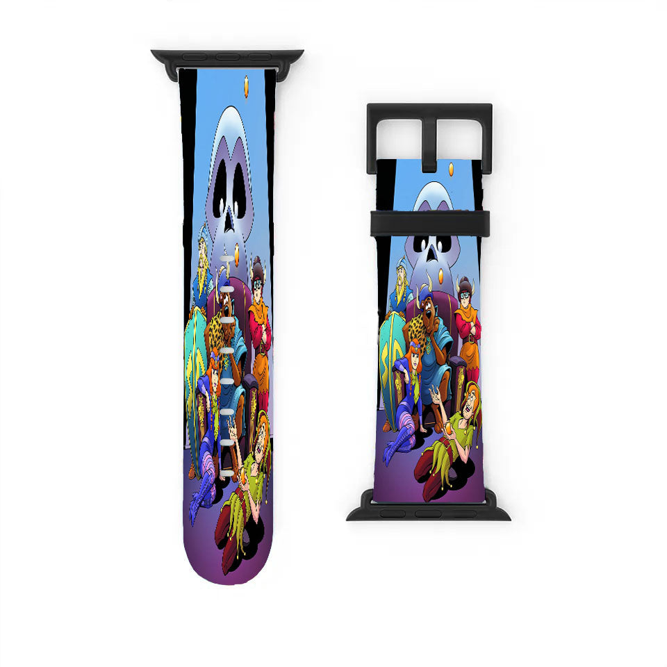 Scooby Doo And Mystery King Team Apple Watch Band 38Mm - 44Mm
