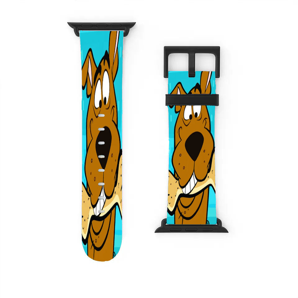 Scooby Doo Loves Bone Cartoon Apple Watch Band 38Mm - 44Mm
