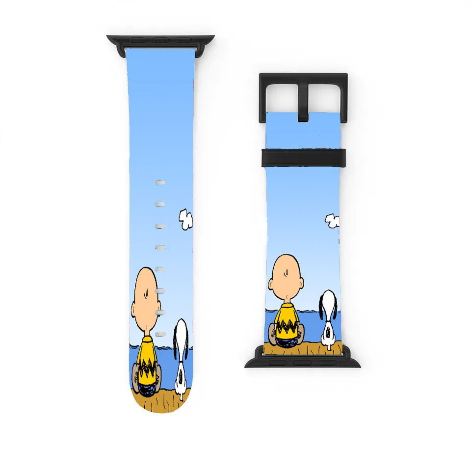 Snoopy And Charlie Brown Apple Watch Band 38Mm - 44Mm