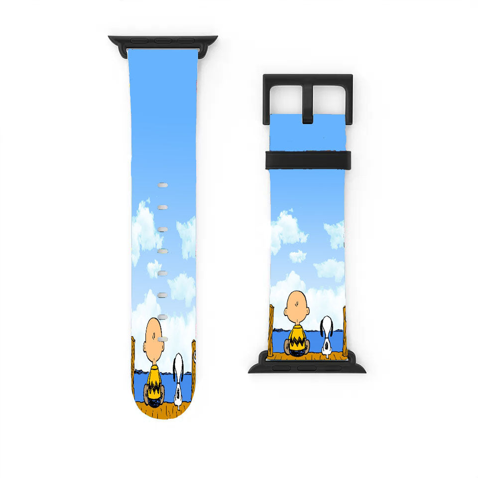 Snoopy And Charlie Brown Friends Apple Watch Band 38Mm - 44Mm