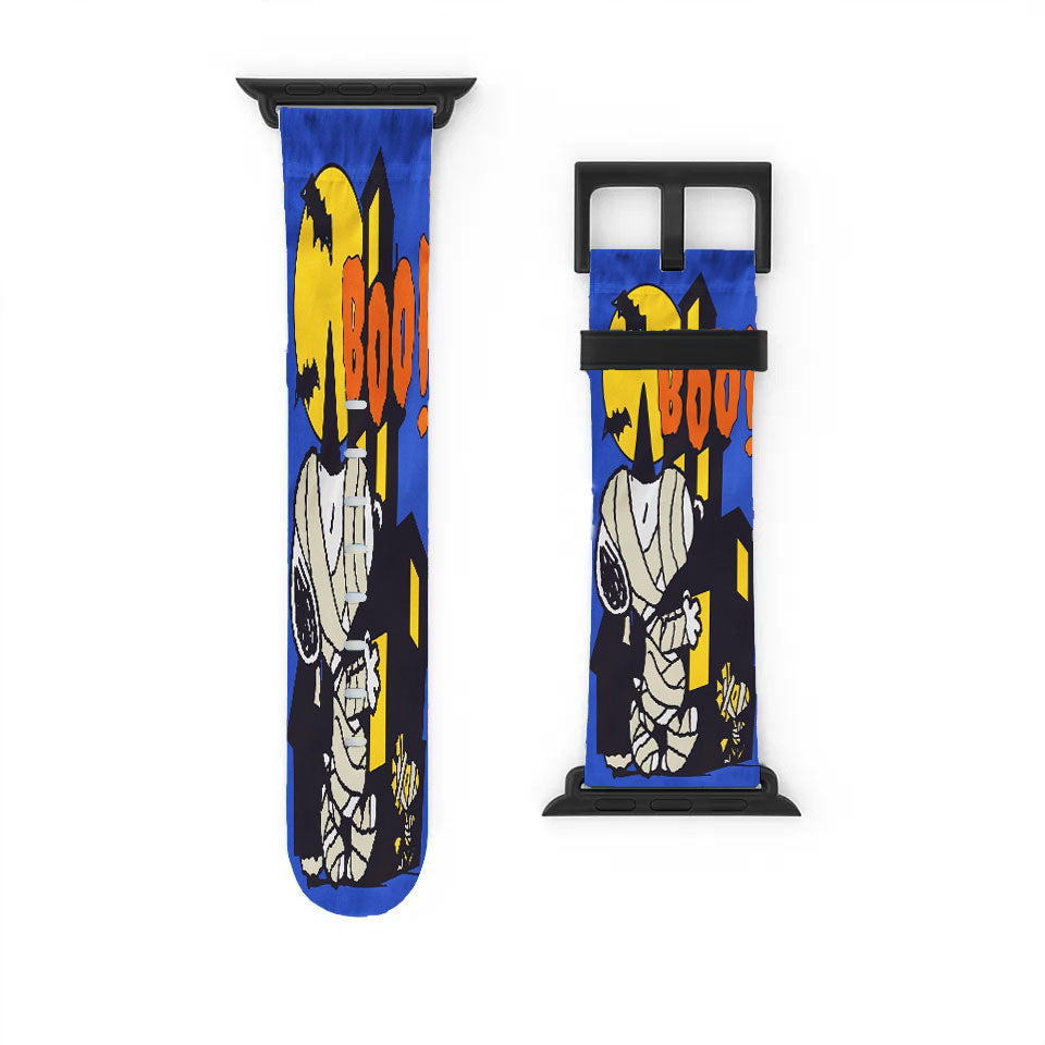 Snoopy And Woodstock Halloween Apple Watch Band 38Mm - 44Mm