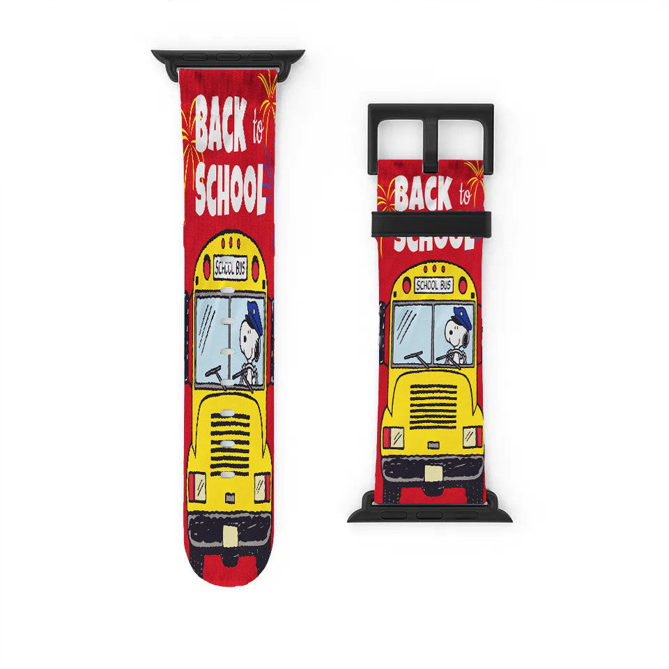 Snoopy Back To School Apple Watch Band 38Mm - 44Mm